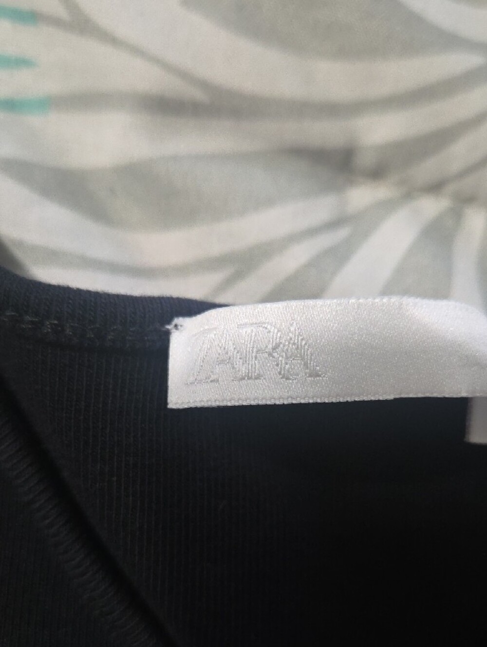 Zara Black Racerback Tank with Front Keyhole - Picture 2 of 6